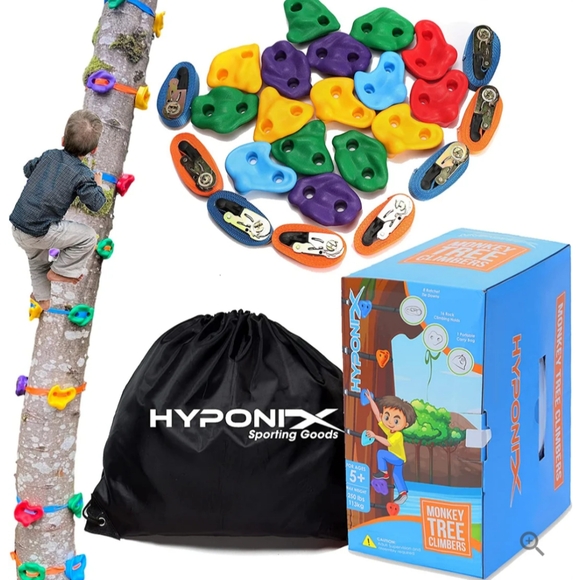 Hyponix Monkey Tree Climbers Outdoor Kids Climbing Set